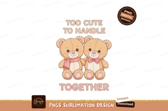 Cute teddy bears friendship together Product Image 1
