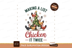 Chickens Christmas Tree Festive Fowl rooster Product Image 1
