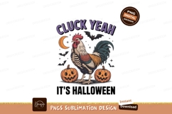 Skeleton Rooster Halloween Pumpkins Bats Moon image Product Image 1