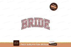 Bride text design wedding bridal Product Image 1