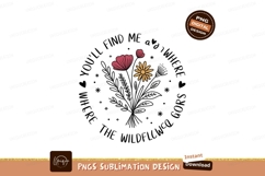 Floral bouquet quote text lettering Product Image 1