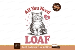 Happy cat loaf animal Product Image 1