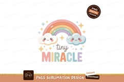 Rainbow clouds stars tiny miracle image Product Image 1