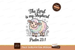 Pastel sheep scripture design psalm christian Product Image 1