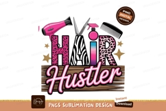 Pink Leopard Hair Hustler stylist salon Product Image 1
