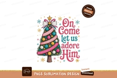 Festive Christmas Tree Adorned With Ornaments And Stars Product Image 1