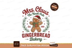 Mrs Claus Gingerbread Bakery North Pole christmas cookie Product Image 1