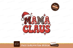 Mama Claus Christmas Holiday Design santa Product Image 1