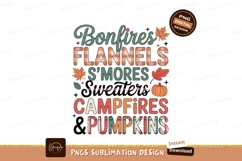 Bonfires Flannels Smores Campfires Pumpkins image Product Image 1