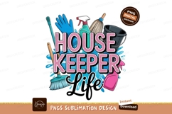 Housekeeper life cleaning tools SUBLIMATION housekeeping Product Image 1