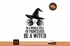Witch hat woman red lips silhouette image Product Image 1