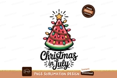 Watermelon Christmas Tree Festive Lights image Product Image 1