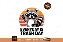 Raccoon peace sign sunset animal mammal Product Image 1