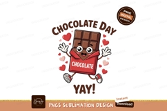 Happy chocolate bar celebrating day celebration Product Image 1
