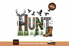 Deer ducks camouflage boot hunting image Product Image 1