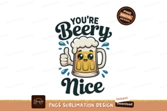 Beer mug thumbs up happy character image Product Image 1