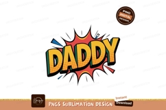 Daddy comic explosion speech bubble Product Image 1
