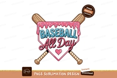 Baseball All Day Doughnut Design icing Product Image 1