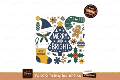 Merry Christmas tree festive elements bright Product Image 1