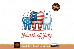 Patriotic teeth celebration american flag Product Image 1
