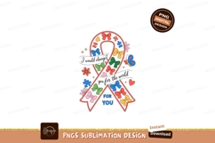 Ribbon puzzle pieces butterflies flowers autism awareness Product Image 1
