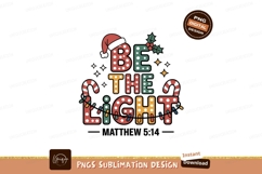 Be The Light Christmas Design holiday festive Product Image 1