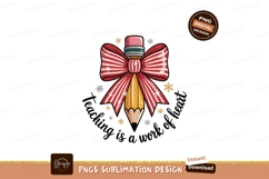 Festive pencil with red striped bow image Product Image 1