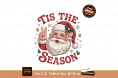 Santa peace gesture festive greeting christmas holiday Product Image 1