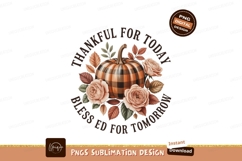 Autumn pumpkin sunflowers gratitude attitude image Product Image 1