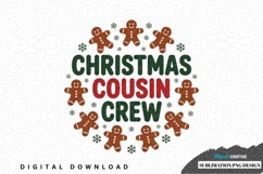 Christmas cousin crew sublimation png design Product Image 1