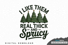 I like them real thick and sprucy christmas tree sublimation Product Image 1