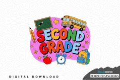 Second grade sublimation png design Product Image 1