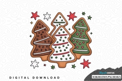 Christmas gingerbread tree sublimation png design Product Image 1