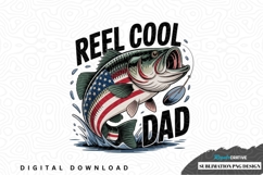 Reel cool dad fishing sublimation png design Product Image 1