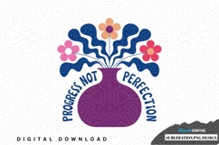 Progress not perfection sublimation png design Product Image 1