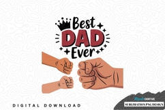 Best dad ever sublimation png design Product Image 1