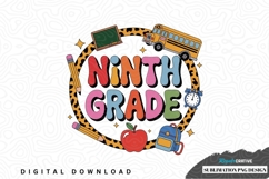 Ninth grade sublimation png design Product Image 1