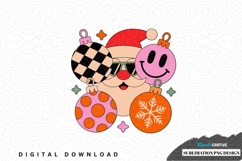 Funky santa claus sublimation png design Product Image 1