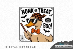 Honk or treat duck halloween sublimation png design Product Image 1