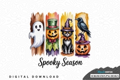 Spooky season halloween sublimation png design Product Image 1