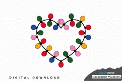 Colorful heart sublimation png design Product Image 1