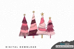 Whimsical christmas tree sublimation png design Product Image 1