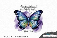 Inspirational butterfly sublimation png design Product Image 1
