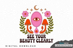 See your beauty clearly sublimation png design Product Image 1