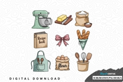 Baking essentials sublimation png design Product Image 1
