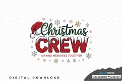 Christmas crew sublimation png design Product Image 1