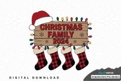 Christmas family 2024 sublimation png design Product Image 1