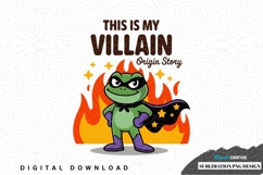 This is my villain origin story sublimation png design Product Image 1