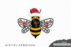 Christmas bee sublimation png design Product Image 1