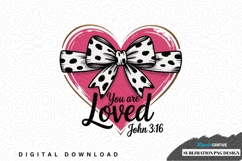 You are loved sublimation png design Product Image 1